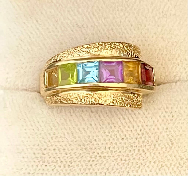 Buy Shop LC Garnet, Opal & Aquamarine Ring in 925 Sterling Silver - Genuine  Natural Gemstones - Three Stone Engagement Promise Birthstone Trilogy Rings  for Women Costume Jewelry for Women Birthday Online at desertcartINDIA